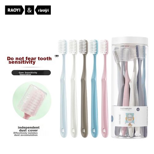 Cepillo de dientes RAOYI suave paquete 10 piezas