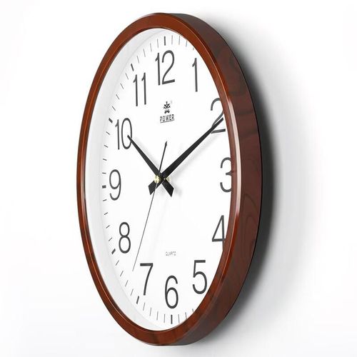 Reloj de pared POWER cuarzo 35 cm madera