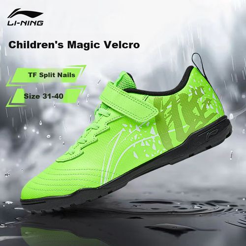 Tenis Li-Ning TF6 con velcro talla 40 niños