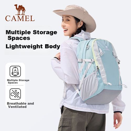 Mochila CAMEL ligera impermeable 23L azul humo