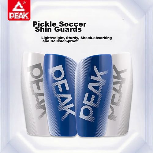 Espinilleras PEAK con medias azul talla M