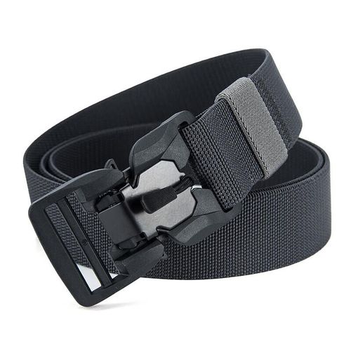 Cinturón TFO elástico hebilla magnética 125x3.8 cm gris oscuro