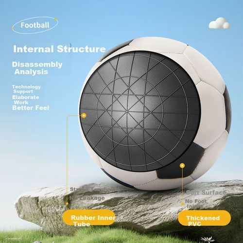 Balón de fútbol Peak cosido PVC talla 2 niños
