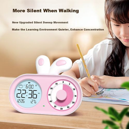 Temporizador visual Timess LCD recargable 17x14x6 cm azul