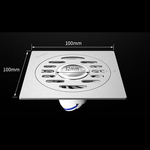 Desagüe para lavadora VASEN prevención de olores 40/50/75mm Plateado