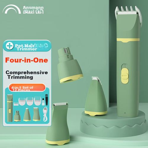 Recortadora eléctrica SMART SAFETY 3.7V para mascotas 4 en 1