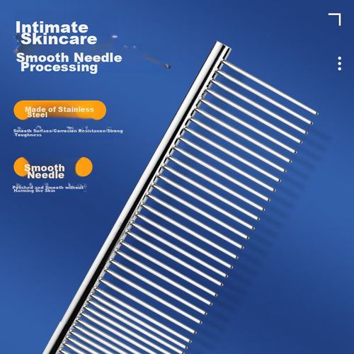 Peine para mascotas Crazy Host acero inoxidable con agujas redondas