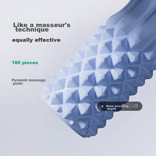 Rodillo de espuma Keep masaje muscular azul claro