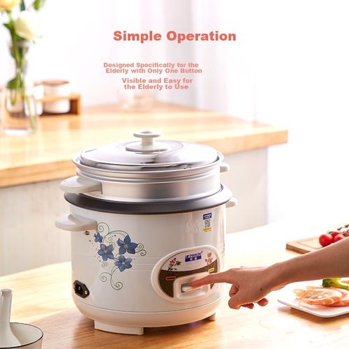 Olla Arrocera Eléctrica PESKOE CFXB60-5M 6L Cerámica Negra Vaporera