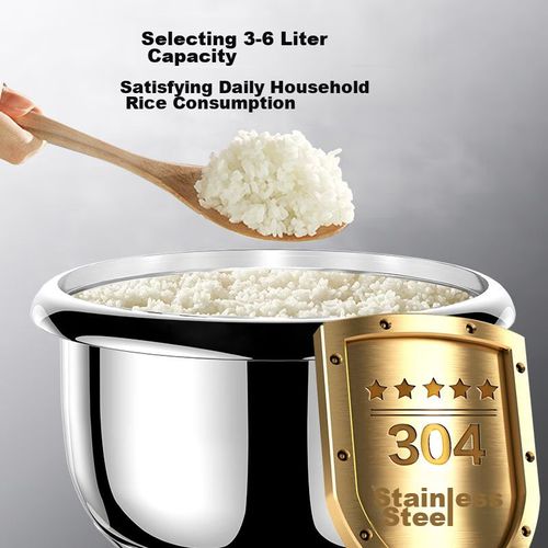 Arrocera Triangle TG-Z50X12Z 5L Acero Inoxidable 304 Vaporera