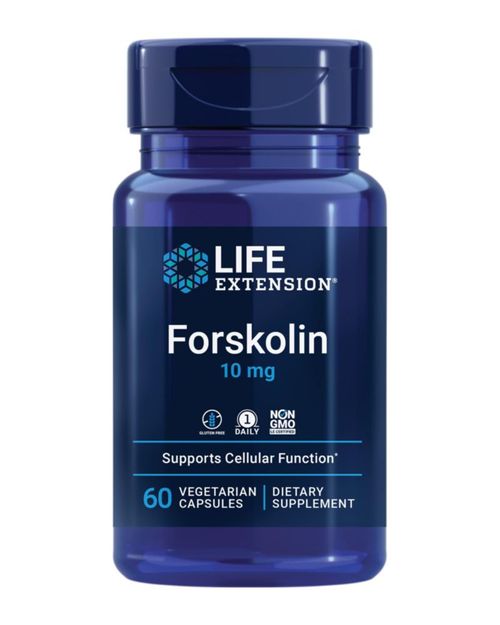 Suplemento Life Extension forskolina 10 mg 60 cápsulas