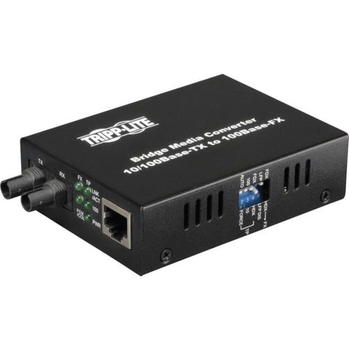 Convertidor TRIPP LITE Network de cobre RJ45 Ethernet a fibra