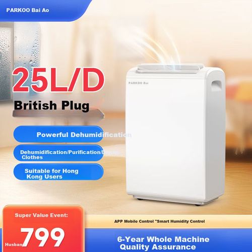 Deshumidificador PARKOO PD221A-25 25L con purificación de iones
