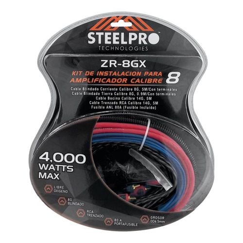 Kit De Instalacion Para Amplificador Auto Calibre 8