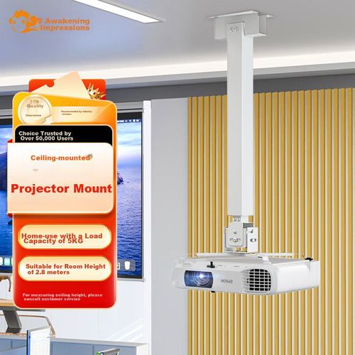 Soporte Wuyinxiang D65 Ajustable 43-65 cm Blanco Compatible Epson BenQ Panasonic