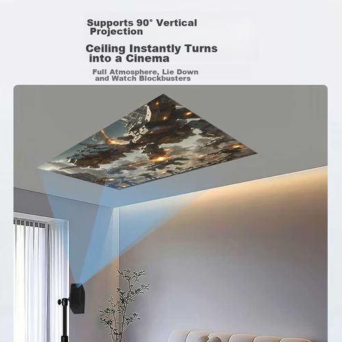 Soporte Zhiying A20 para proyector piso y pared negro ajustable 75-140 cm 4 kg