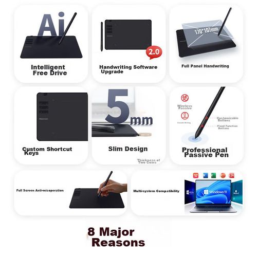 Tableta Hanvon Versión Mejorada 6.7 Pulgadas Escritura