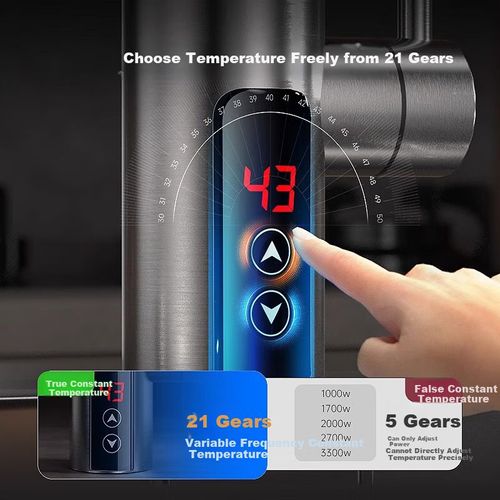 Calentador de agua AUX GT2X acero gris