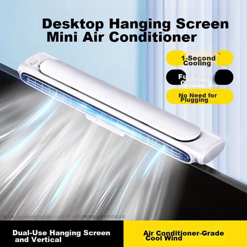 Ventilador Stiger WT-F60 sin aspas recargable USB para pantalla