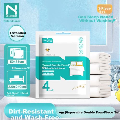 Juego de sábanas desechables NOLANSEND tejido no tejido SSMMS blanco