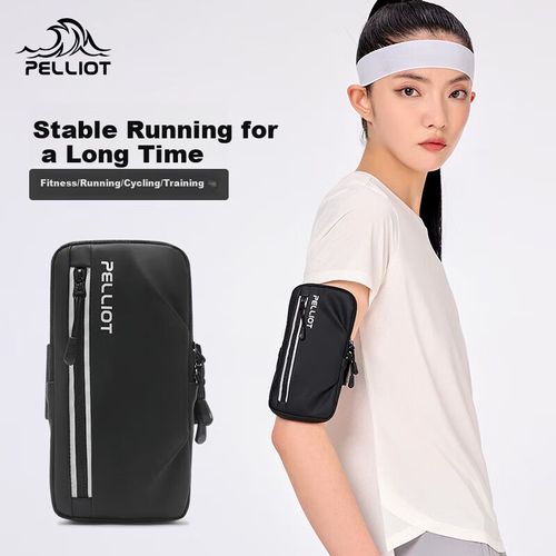 Brazalete Pelliot deportivo impermeable poliéster negro