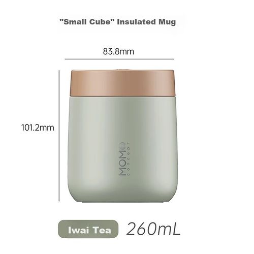 Taza térmica MOMOCONCEPT CUBE acero inoxidable 260 ml
