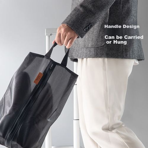 Bolsa para tenis Youngtime Tela de malla Negro