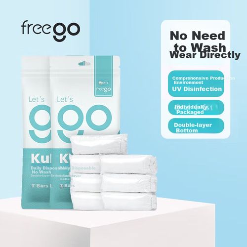 Calzoncillos Freego desechables tejido no tejido Blanco