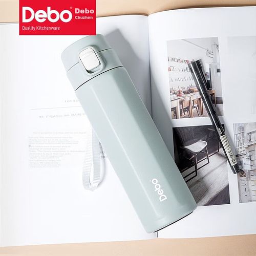 TERMO DEBO DEP-888 ACERO INOXIDABLE 304 VERDE 450 ML