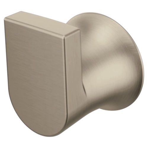 Colgador de toallas Moen Genta LX de níquel cepillado individual BH3803BN