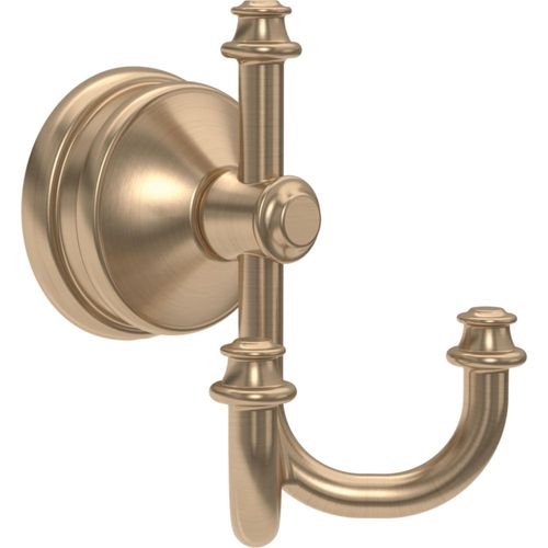 Ganchos para toallas Delta Mylan Champagne Bronze montados en la pared