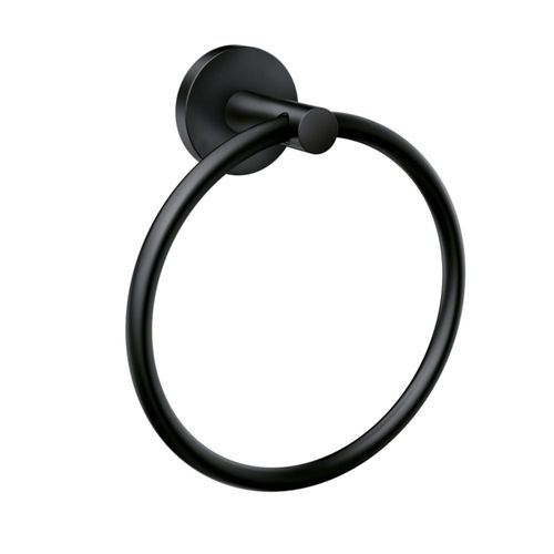Toallero de baño Moen Y5785BL moderno negro mate