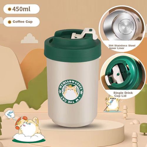 TERMO BAJIE 304 ACERO INOXIDABLE VERDE RETRO