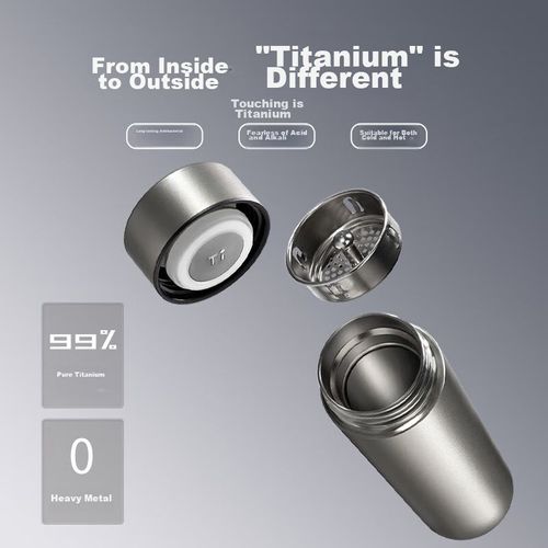 TERMO 5H HT985 TITANIO 450 ML GRIS ESPACIAL