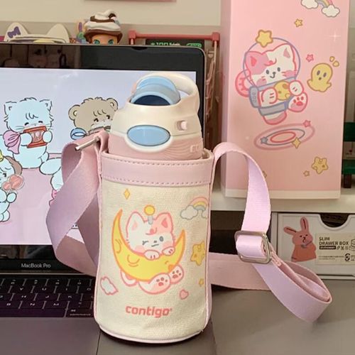 Taza Contigo 410 ml Acero Inoxidable 316L Gato Astronauta