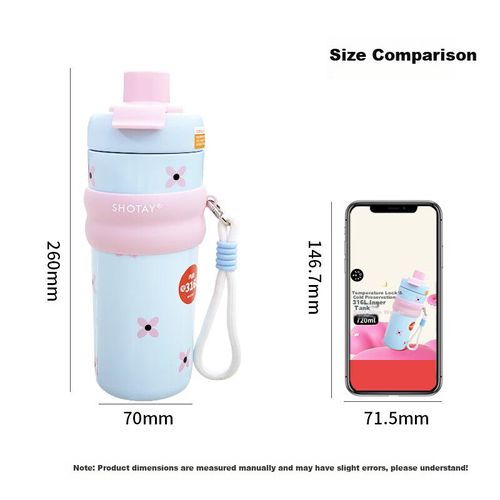 VASO TÉRMICO SHANGTAI ICE KING 8920 ACERO INOXIDABLE AZUL SUAVE