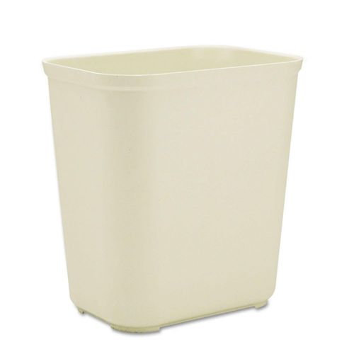 Papelera Rubbermaid Commercial de fibra de vidrio 1325 L color beige