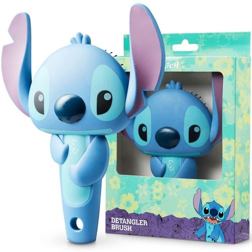 Cepillo para el cabello Disney Stitch para mujeres adolescentes y niñas azul