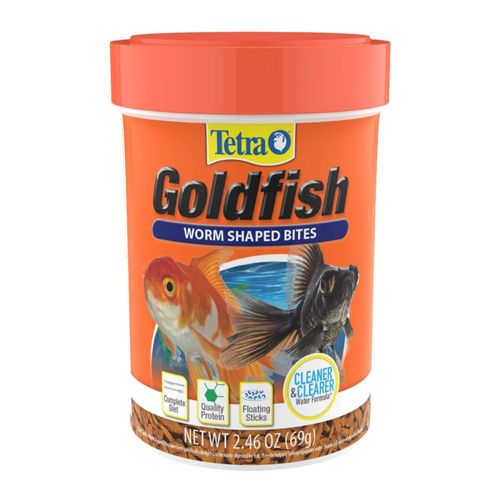 Alimento para peces Tetra Goldfish con forma de gusano 72 ml para todos los peces de colores