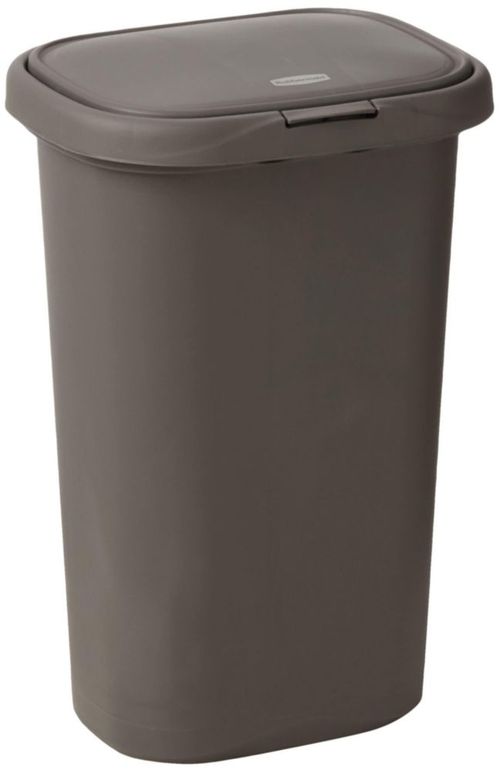 Basurero Rubbermaid Spring Top 49 L plástico gris hogar/oficina