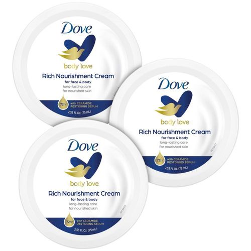 Crema hidratante Dove Body Love Rich Nourishment 75 ml x3