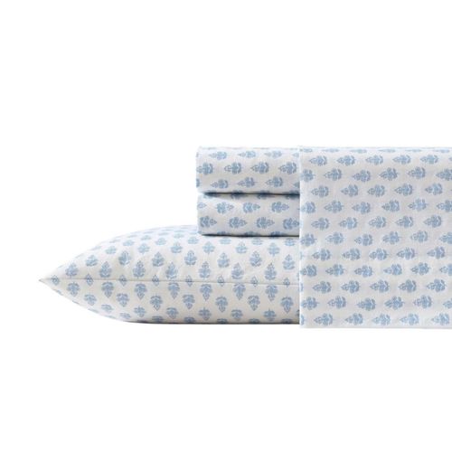 Juego de ropa de cama Laura Ashley Francesca Blue de tamaño completo