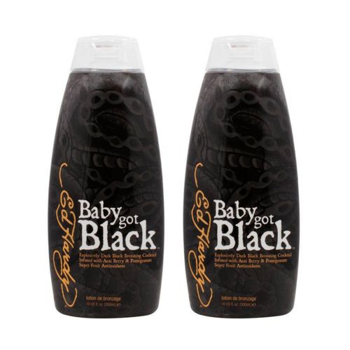 Autobronceador Ed Hardy Baby Got Black 2x300 ml Loción sin sol