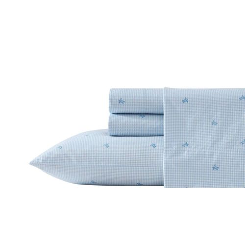 Juego de sábanas Laura Ashley tamaño queen 100% algodón percal