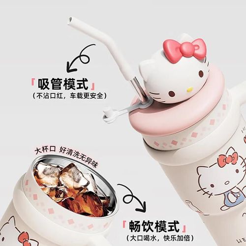 TERMO SANRIO HELLO KITTY 700 ML ACERO INOXIDABLE