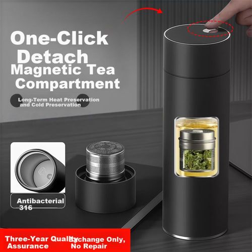 BOTELLA TÉRMICA XDO ACERO INOXIDABLE 316 CON INFUSOR PARA TÉ