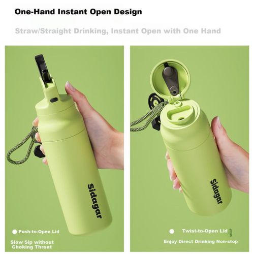 TERMO SIDAGAR MOTIVEFORCE ACERO INOXIDABLE BLANCO