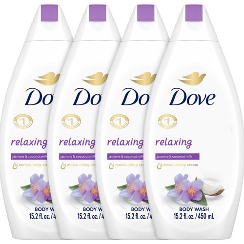Gel de baño Dove Relaxing 450 ml paquete de 4