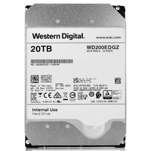 Disco Duro Western Digital WD200EDGZ 20TB SATA 7200RPM