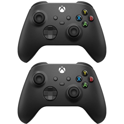 Microsoft Xbox Core Controlador Inalámbrico Paquete de 2 Negro Carbón